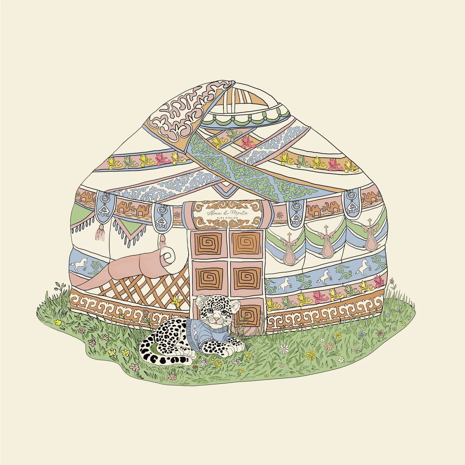 Swaddle "Snow Leopard"