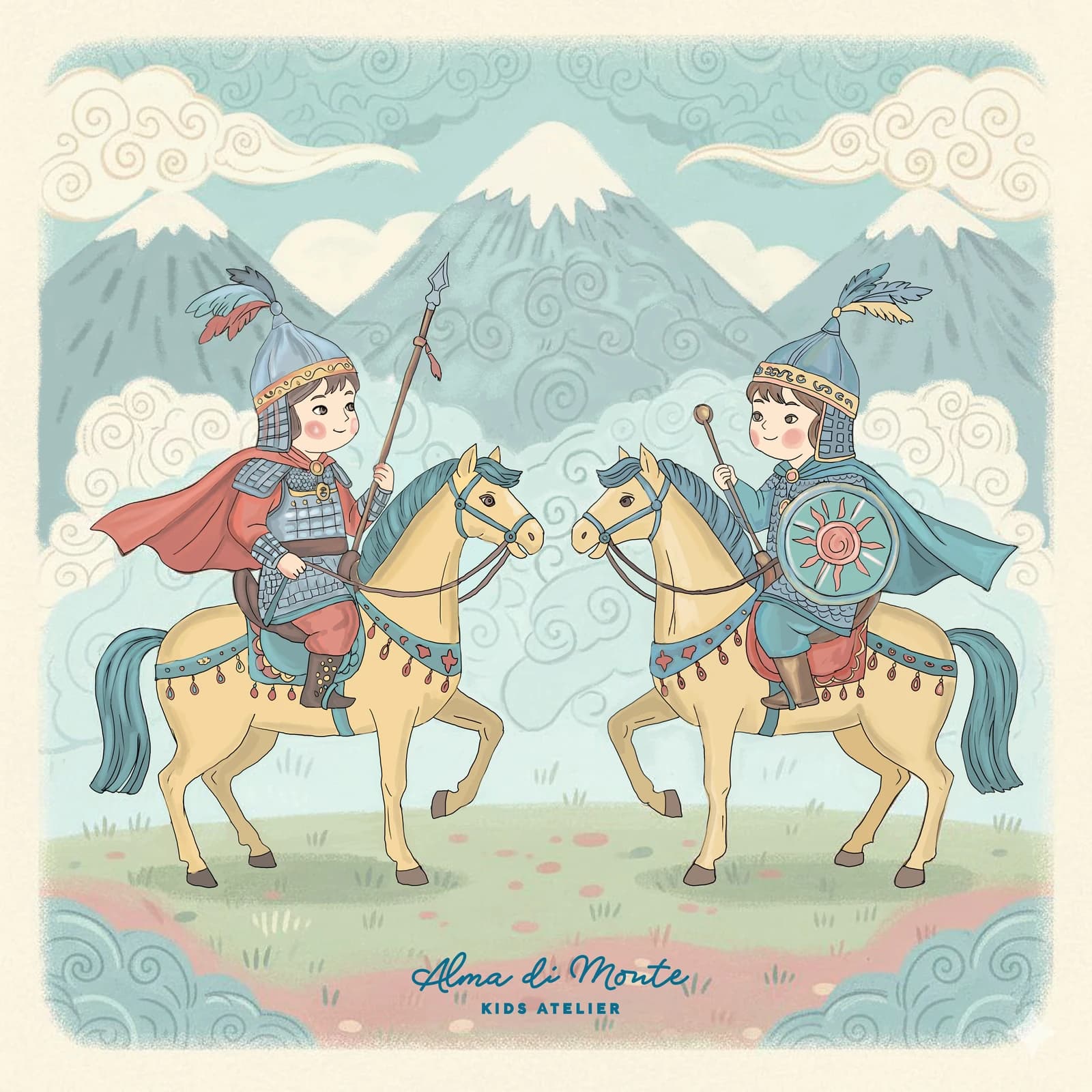 Swaddle "Two Batyrs"