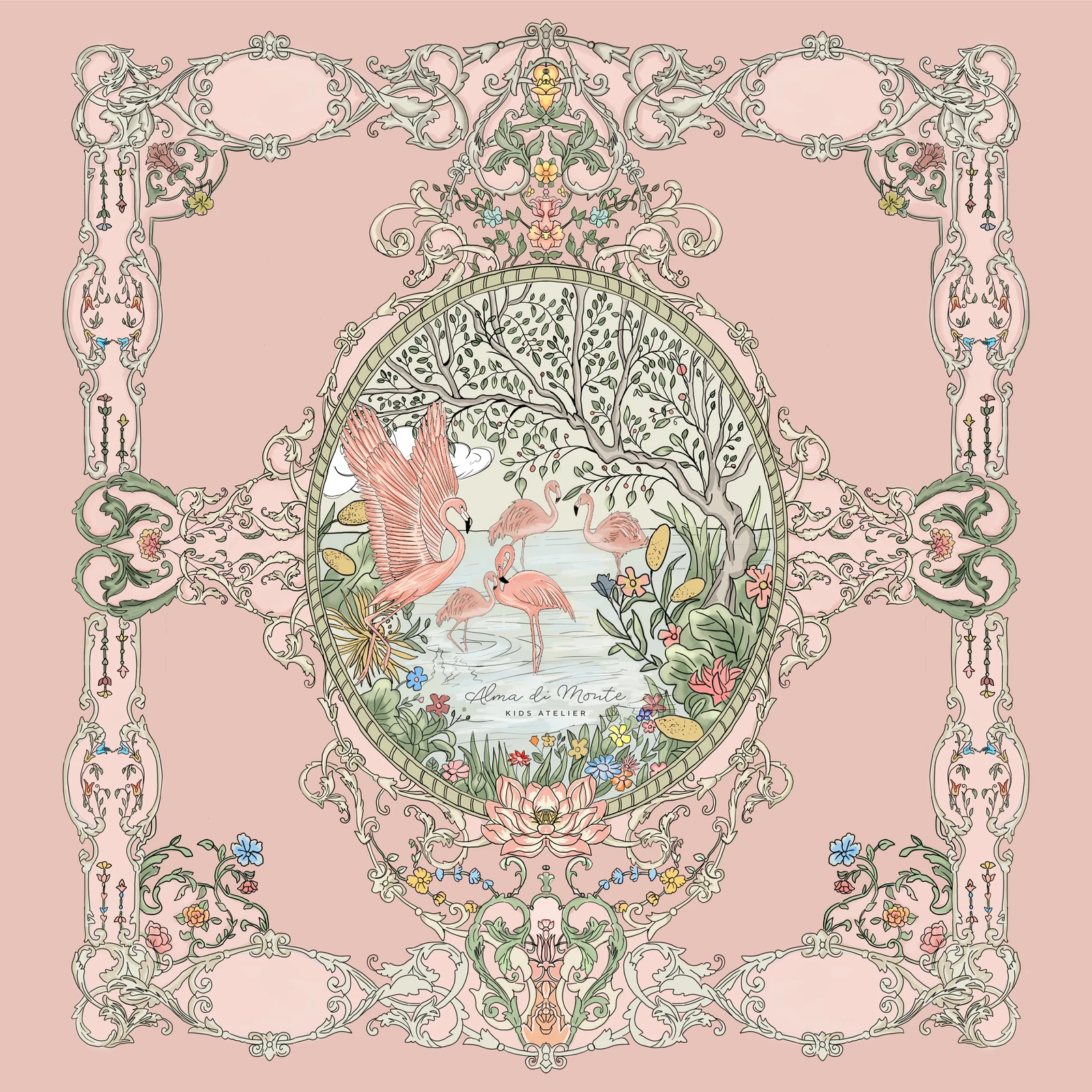 Carré "Flamingo"